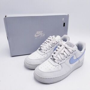 Nike Air‎ Force 1 Low '07 Reflective Mini Swoosh Football Grey Size 8 With Box